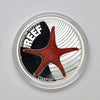 Australia 2011 50-cents The Reef Starfish 1oz .999 Silver Coin (No Tax)