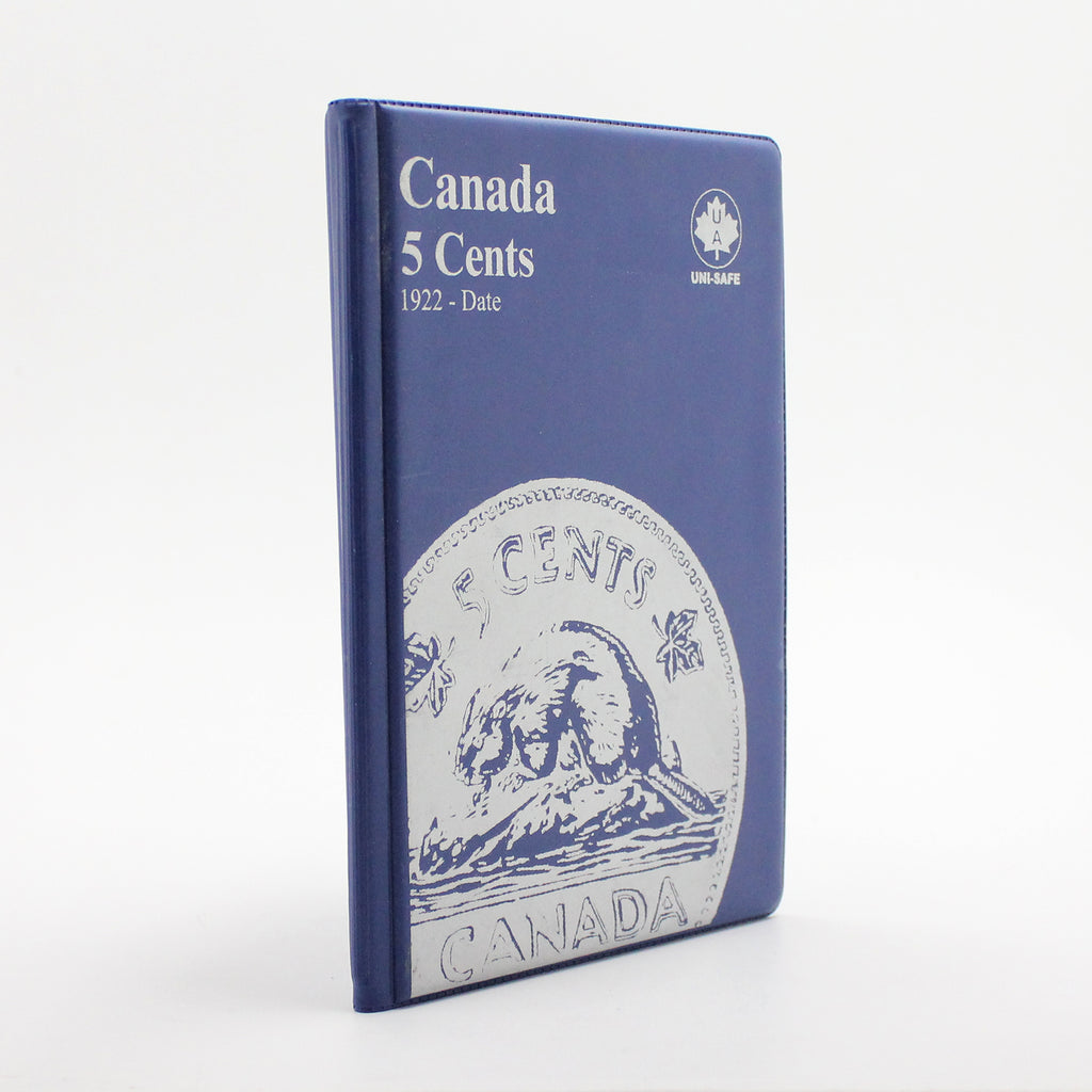 Estate Lot of 96x 1922-2009 Canada 5-cents in Unisafe Album (includes SCARCE 1925, 1926)