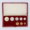 South Africa 1970 8-Coin Mint Set in Red Case (No Gold Pieces) issues
