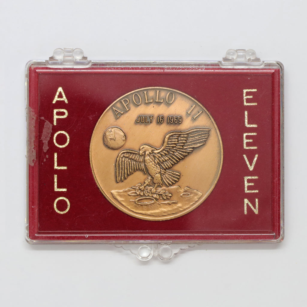 Vintage NASA Project Apollo Medallion in Red Case (light wear)