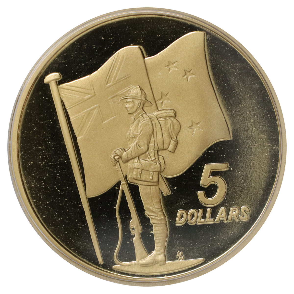 New Zealand 1990 75th Anniversary of ANZAC $5 Commemorative Coin (issues)