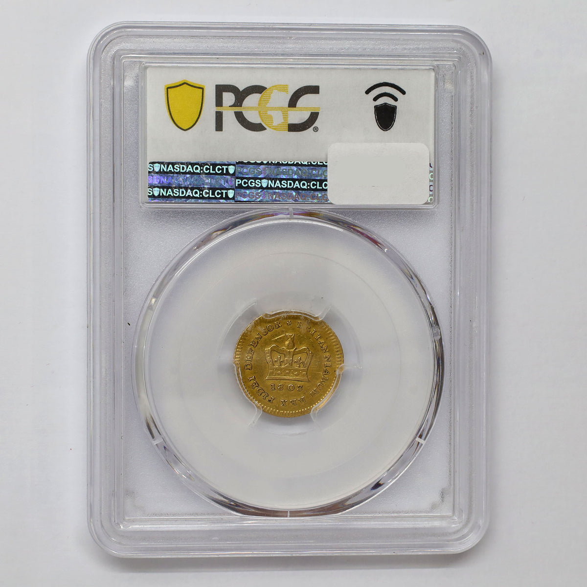 Great Britain 1803 George III 1/3 Guinea .917 Gold PCGS Certified EF40