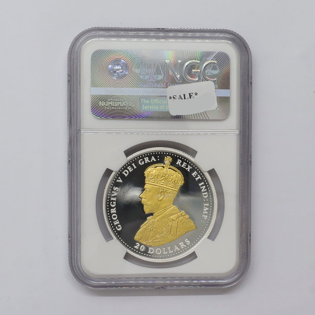 2016 Canada $20 WWI Battlefront: Somme Gilt Fine Silver Coin NGC Cert. PF69 UHC (No Tax)