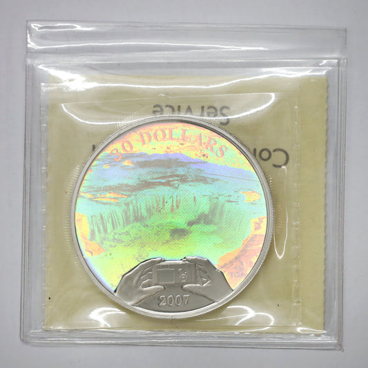 2007 Canada $30 Panoramic Camera: Niagara Falls .925 Silver ICCS Certified PF67 UHC