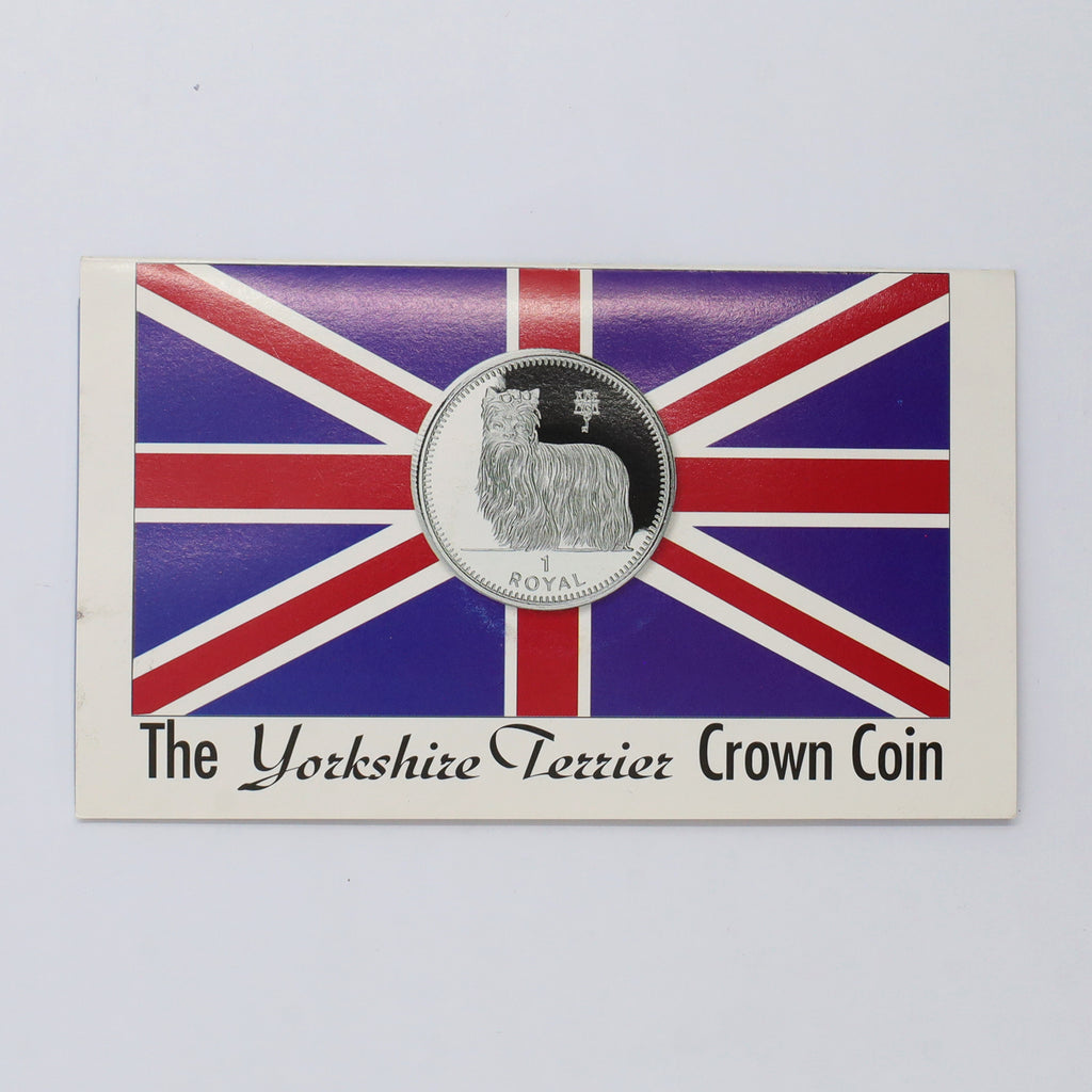 Gibraltar 1997 Yorkshire Terrier Crown Coin (light wear)