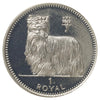 Gibraltar 1997 Yorkshire Terrier Crown Coin (light wear)