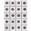 Group Lot of 20x 1926-1936 Canada 5-cents VG-F to VF-EF, 20pcs
