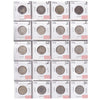 Group Lot of 20x 1883-1935 Canada 25-cents, About Good to VG-F, 20pcs