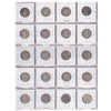 Group Lot of 20x 1883-1935 Canada 25-cents, About Good to VG-F, 20pcs