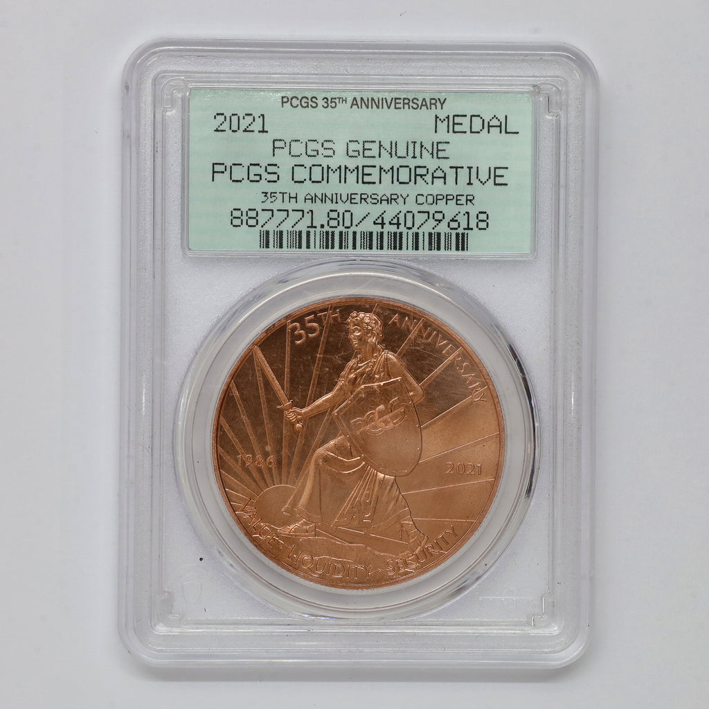 2021 PCGS 35th Anniversary Copper Medal