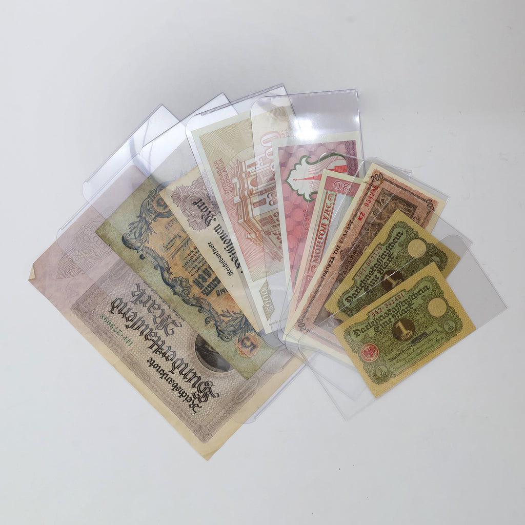 Lot of 9x 1909-2014 World Banknotes, Various Countries & Denominations, 9pcs