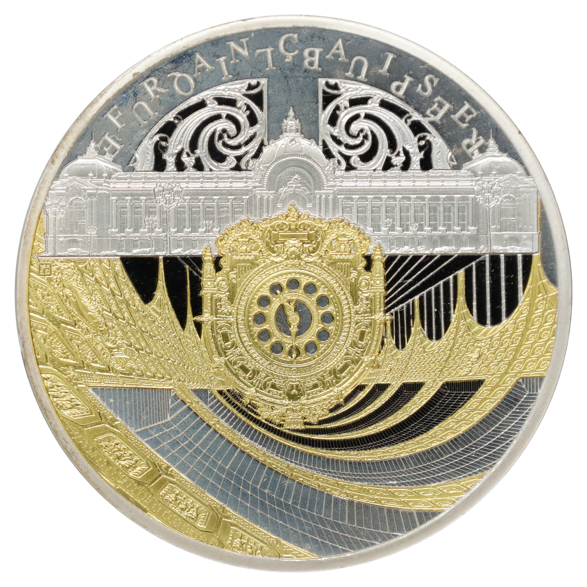 France 2016 10 Euro UNESCO Rives de Seine .900 Silver Coin (light wear)