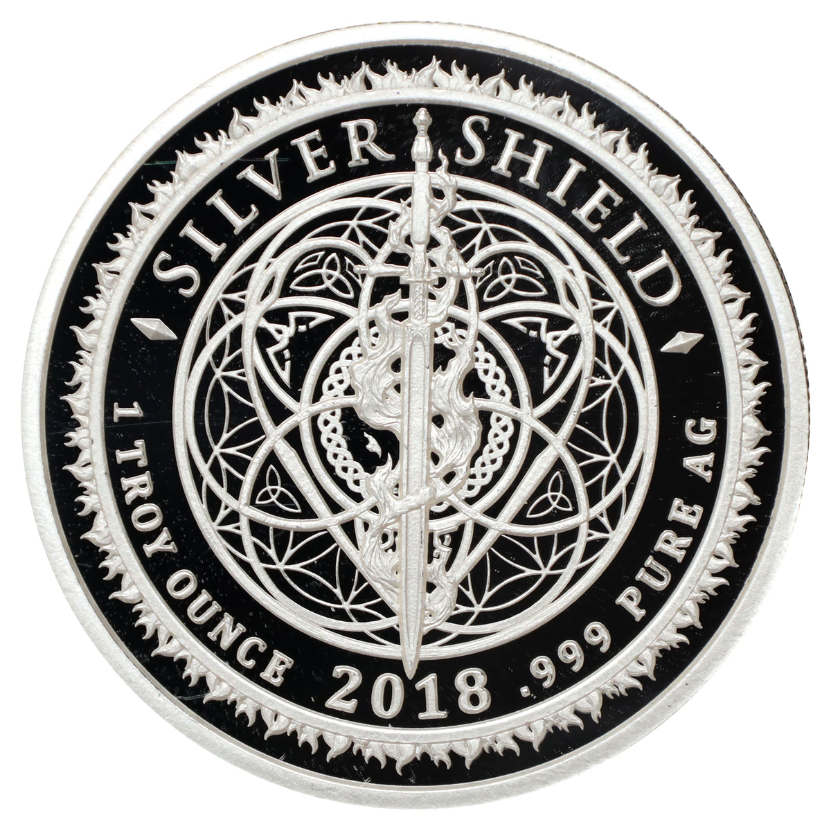 2018 USA Silver Shield Mark of the Beast 1oz. .999 Silver Proof (No Tax)