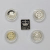 Great Britain 1994-1997 4-Coin Piedfort Silver Proof Set (minor issues)