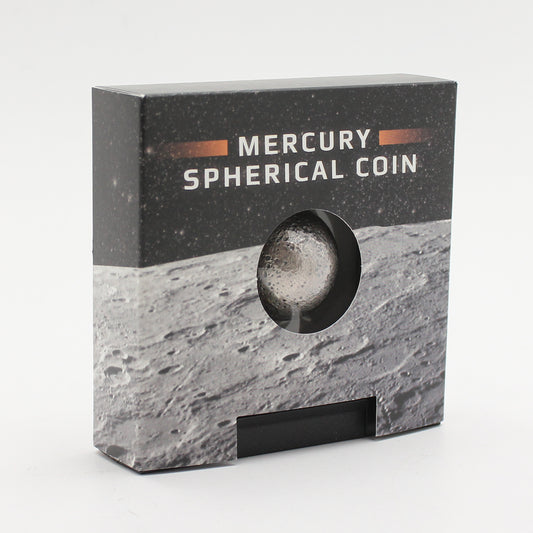 2022 Barbados $5 Mercury Spherical Coin 1 oz. .999 Fine Silver Coin (No Tax)