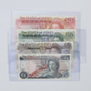 Lot of 4x States of Jersey 1978 Banknotes from Specimen Set w/COA, 4pcs