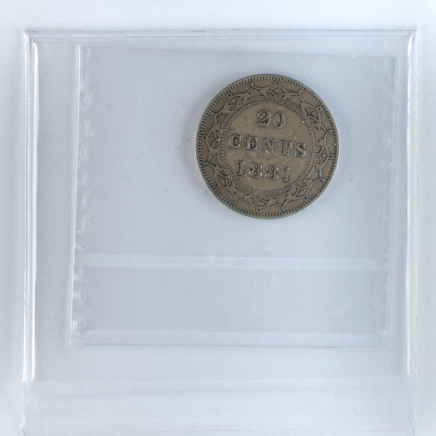 1881 Newfoundland 20-cents ICCS Certified VF20