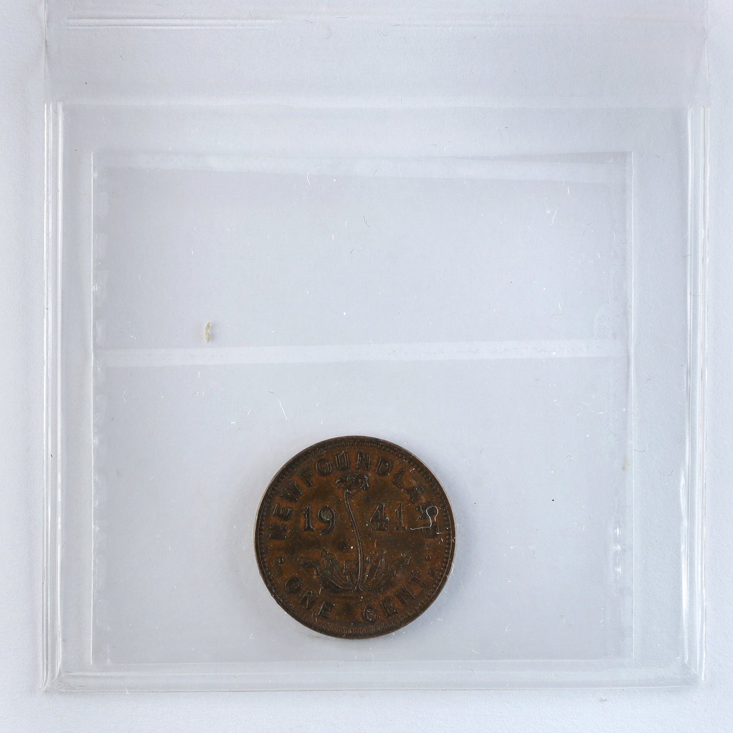 1941C Double 41 Newfoundland 1-cent ICCS Certified EF40
