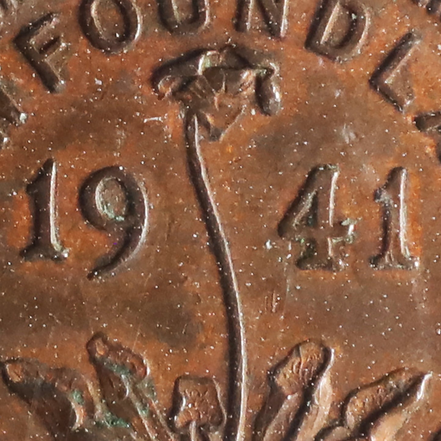 1941C Double 41 Newfoundland 1-cent ICCS Certified EF40