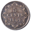 1882H Newfoundland 5-cents ICCS Certified F15