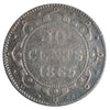 1865 Newfoundland 10-cents ICCS Certified F12