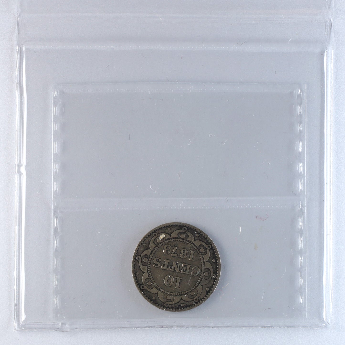 1873 Obv. 2 Newfoundland 10-cents ICCS Certified G6