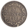 1873 Obv. 2 Newfoundland 10-cents ICCS Certified G6