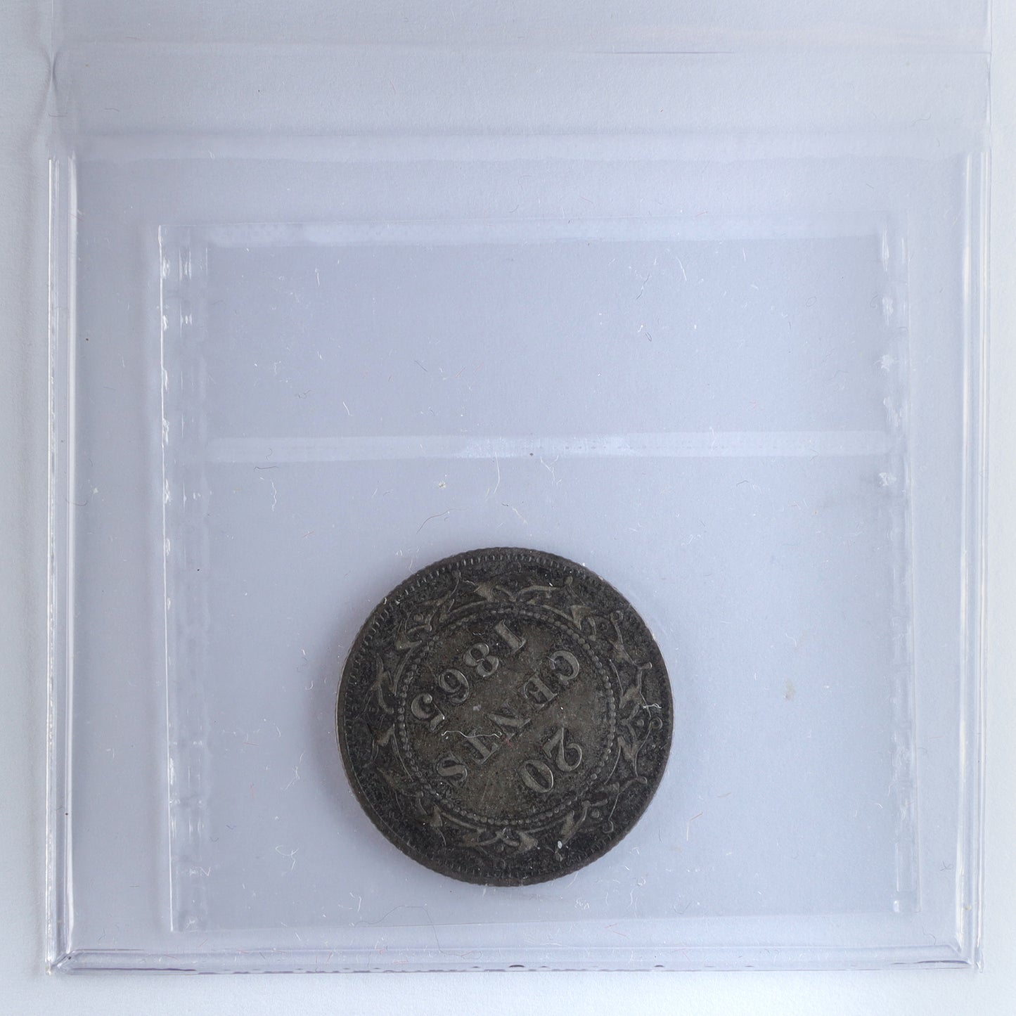 1865 Newfoundland 20-cents ICCS Certified VF20