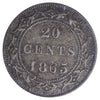 1865 Newfoundland 20-cents ICCS Certified VF20