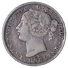 1876H Newfoundland 20-cents ICCS Certified F15