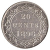 1896 Obv. 1, Large 96 Newfoundland 20-cents ICCS Certified VF20