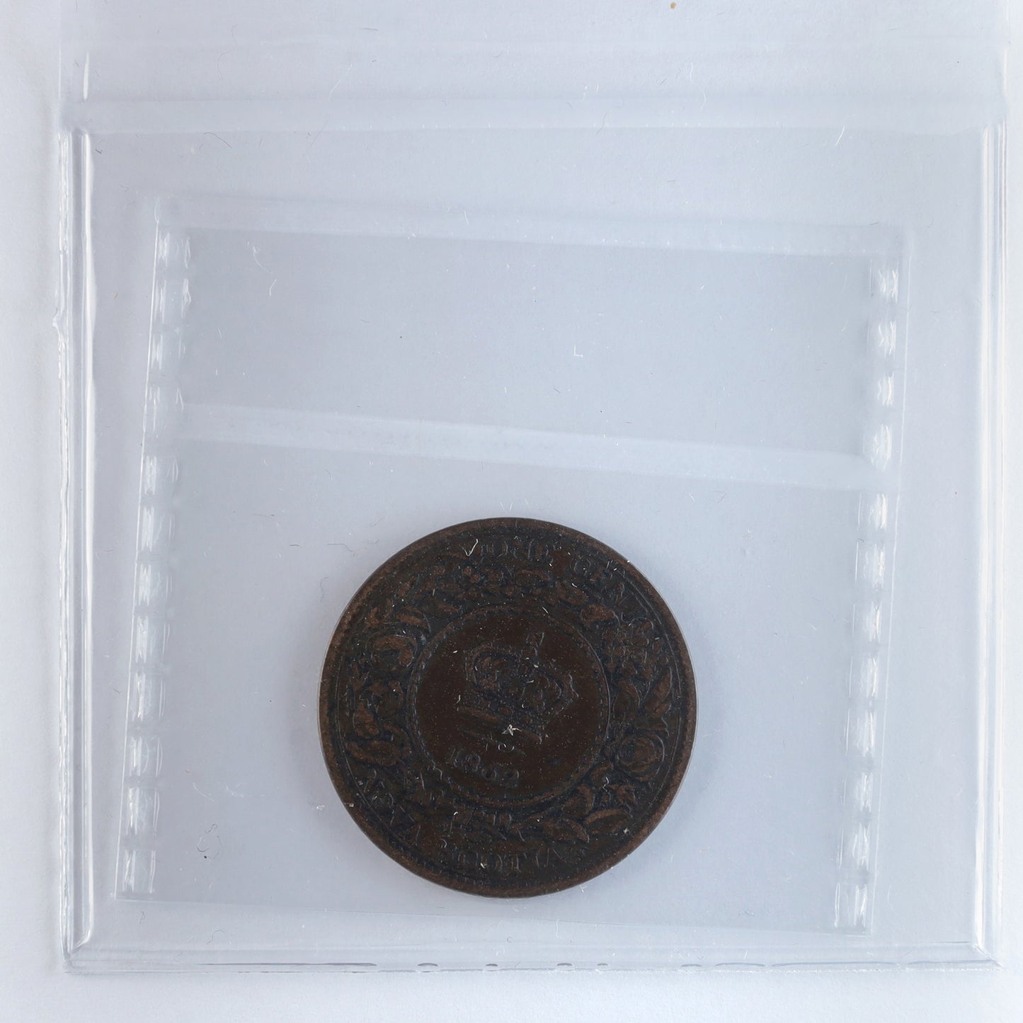 1862 Nova Scotia 1-cent ICCS Certified F15