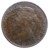 1864 Nova Scotia 1-cent ICCS Certified AU50