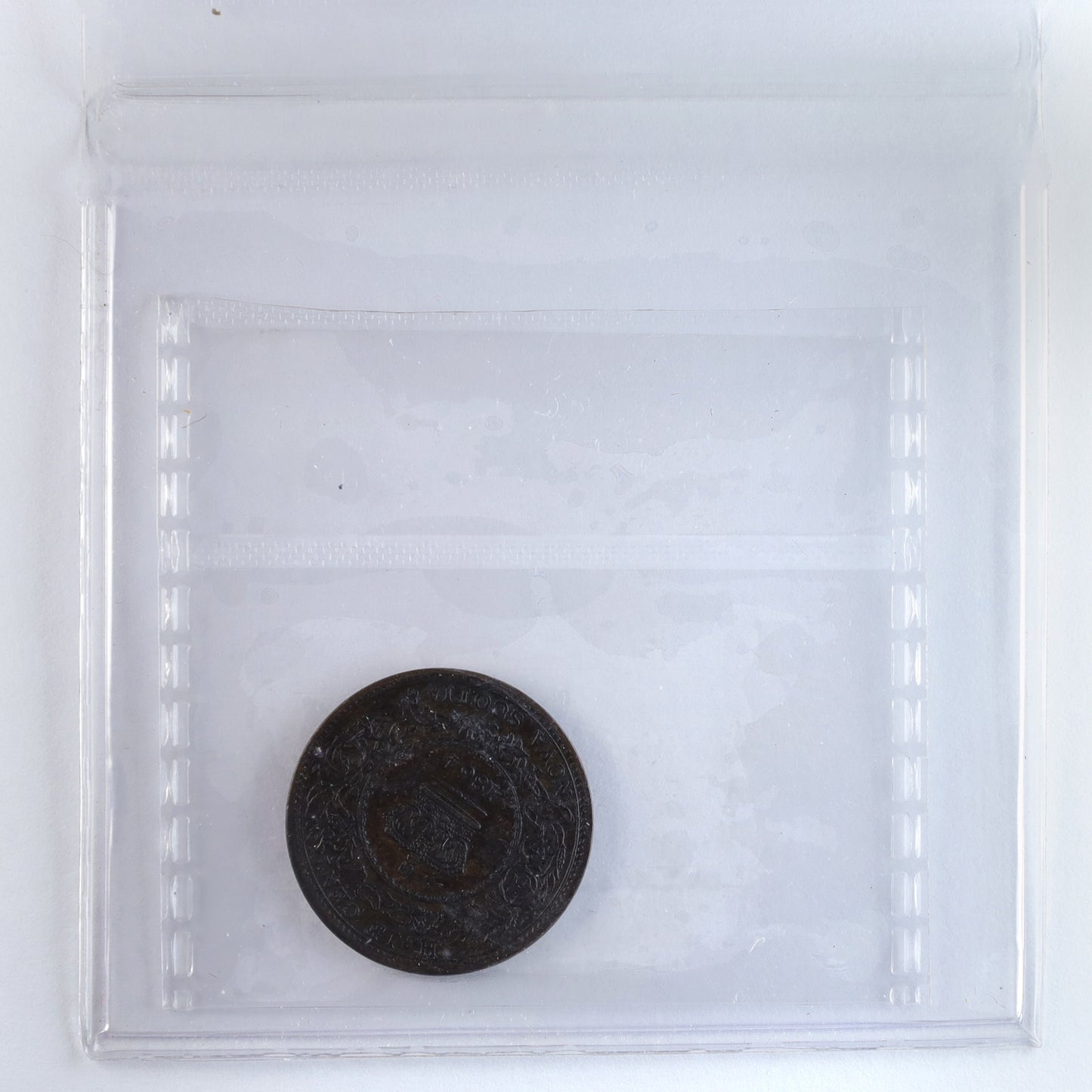 1864 Nova Scotia 1/2 cent ICCS Certified AU55