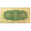 DC-15c 1900 Dominion of Canada 25-cent Shinplaster, Saunders, Fine (F12) Damaged