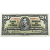 BC-25b 1937 Canada $20 Gordon-Towers, Various Prefixes, VF-EF (VF30) Damaged