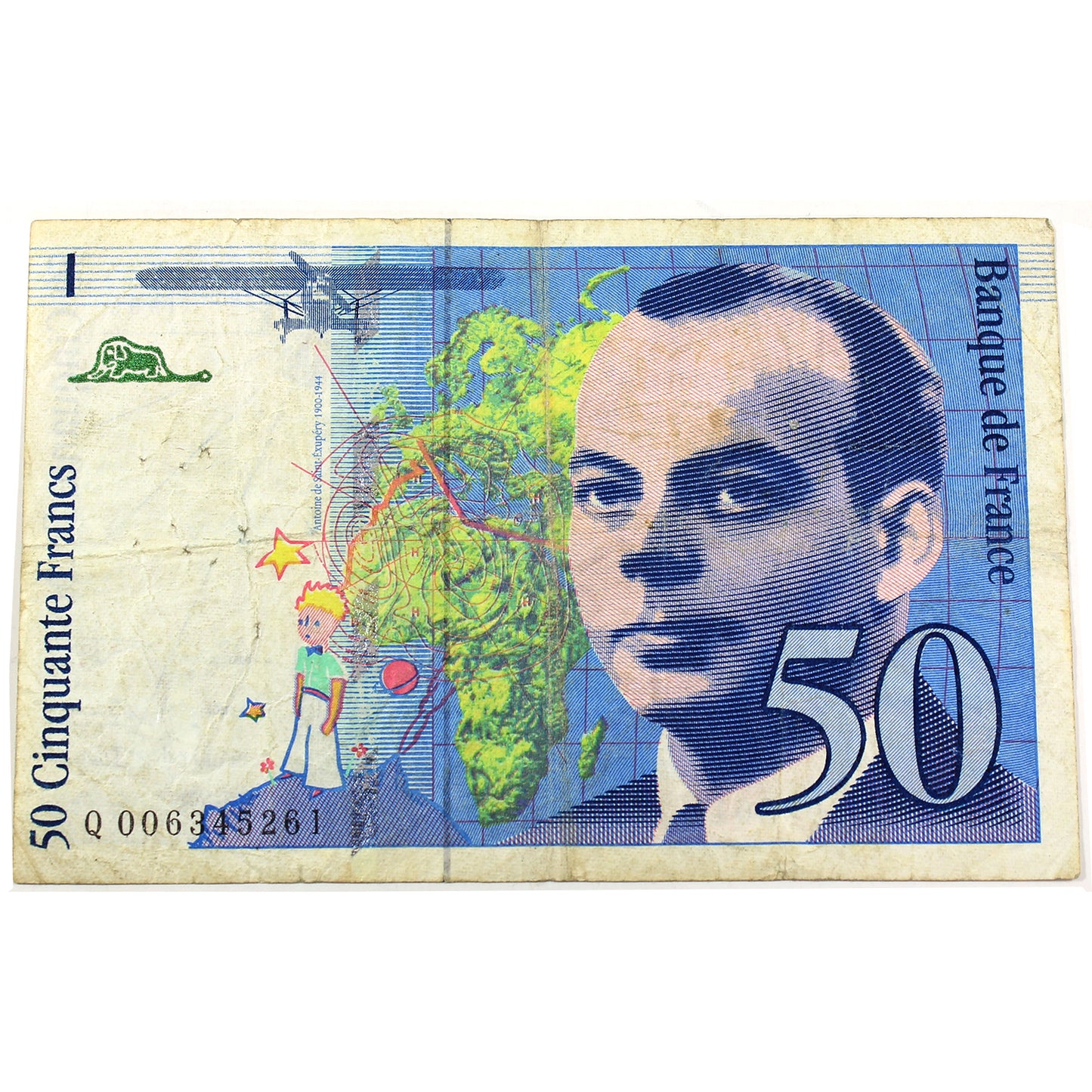 France 1993 50 Franc Note, Pick #157