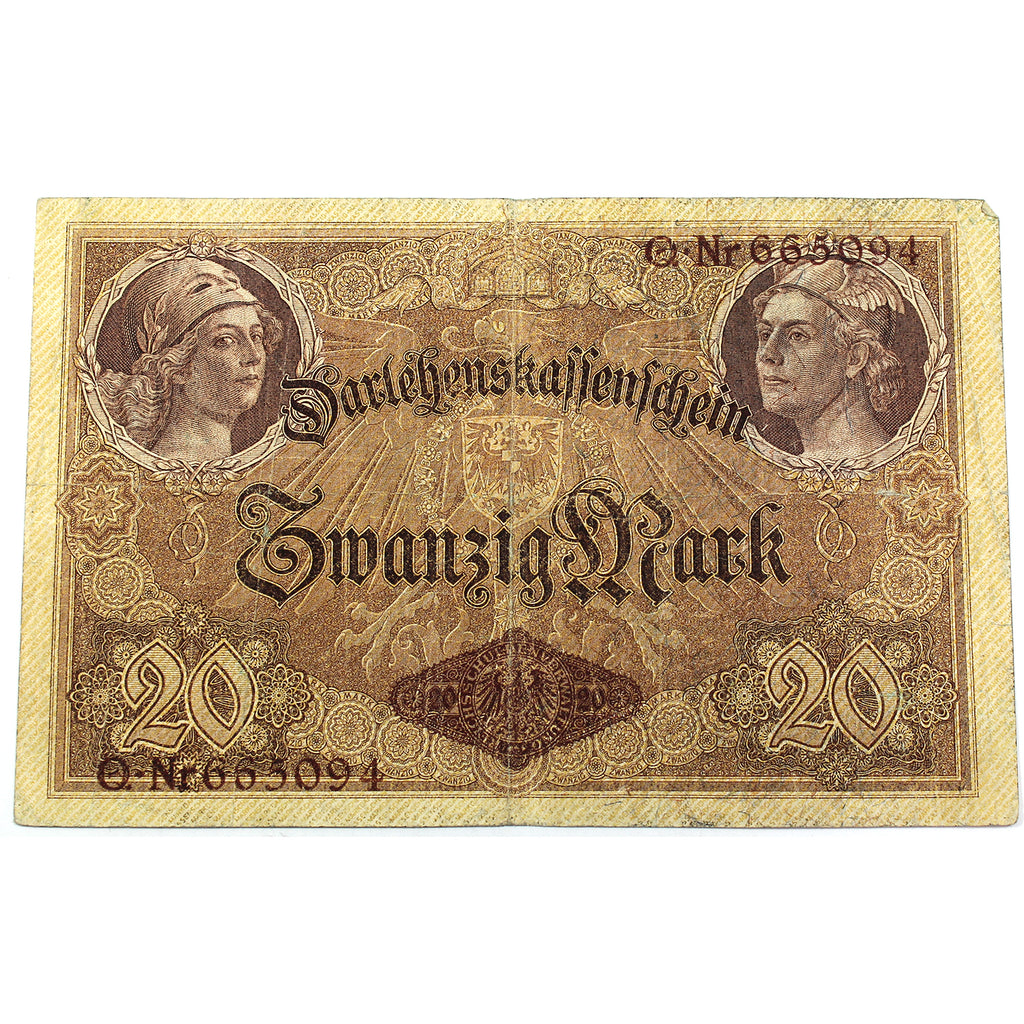 Germany 1914 20 Mark Note, Pick #48