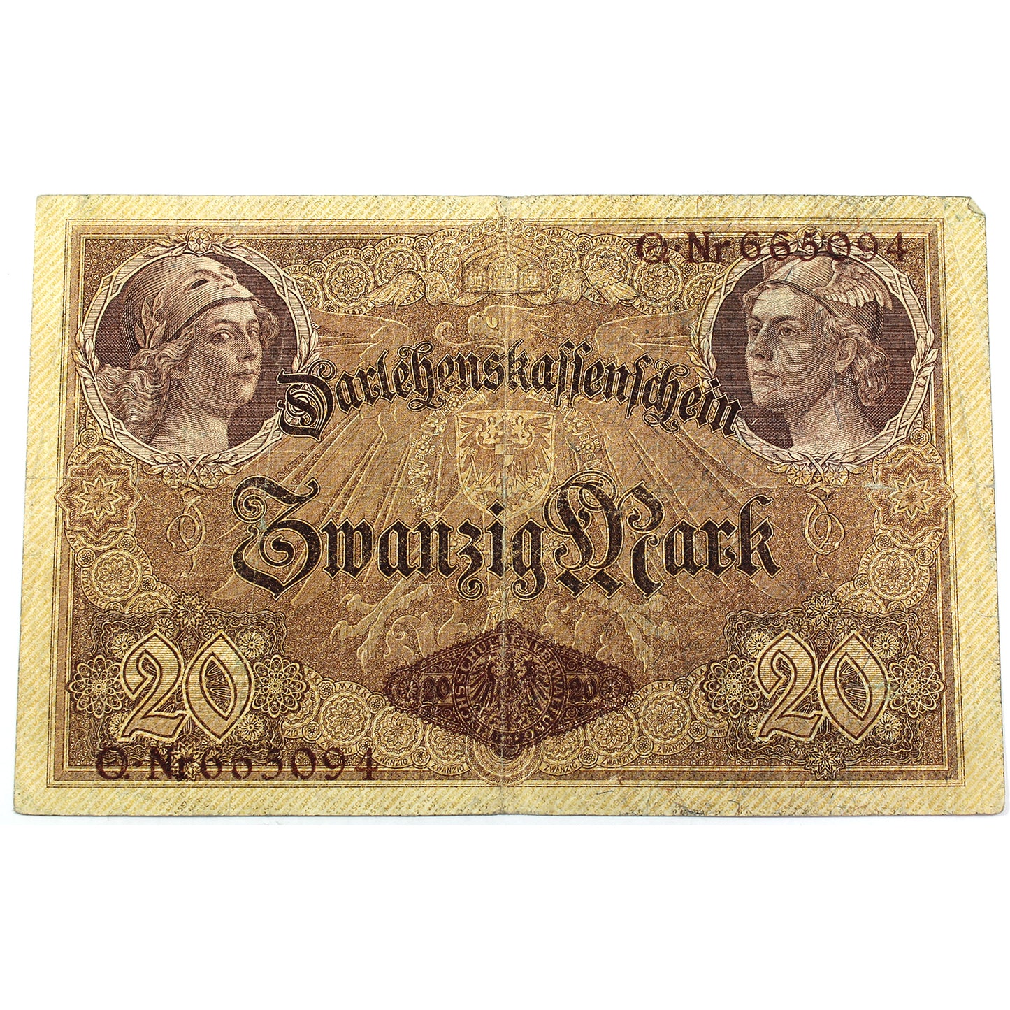 Germany 1914 20 Mark Note, Pick #48