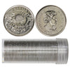2015 Canada Poppy 25-Cents NO COLOUR Roll of 40Pcs