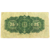 DC-24b 1923 Dominion of Canada 25-cent Shinplaster, Hyndman, No Authorized, Fine, Damaged