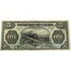 DC-21a 1912 Dominion of Canada $5 Boville, No Seal, F-VF (F15) Trim