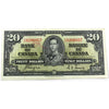 BC-25c 1937 Canada $20 Coyne-Towers, Various Prefixes, VF-EF (VF30) Writing or damage