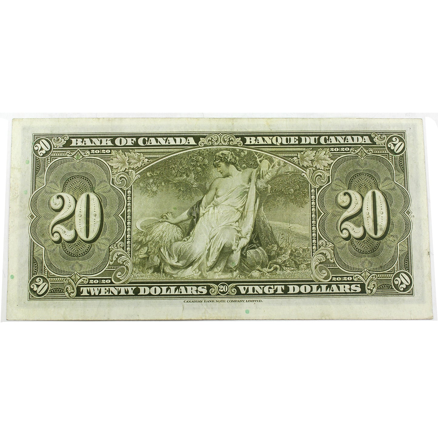BC-25c 1937 Canada $20 Coyne-Towers, Various Prefixes, VF-EF (VF30) Writing or damage