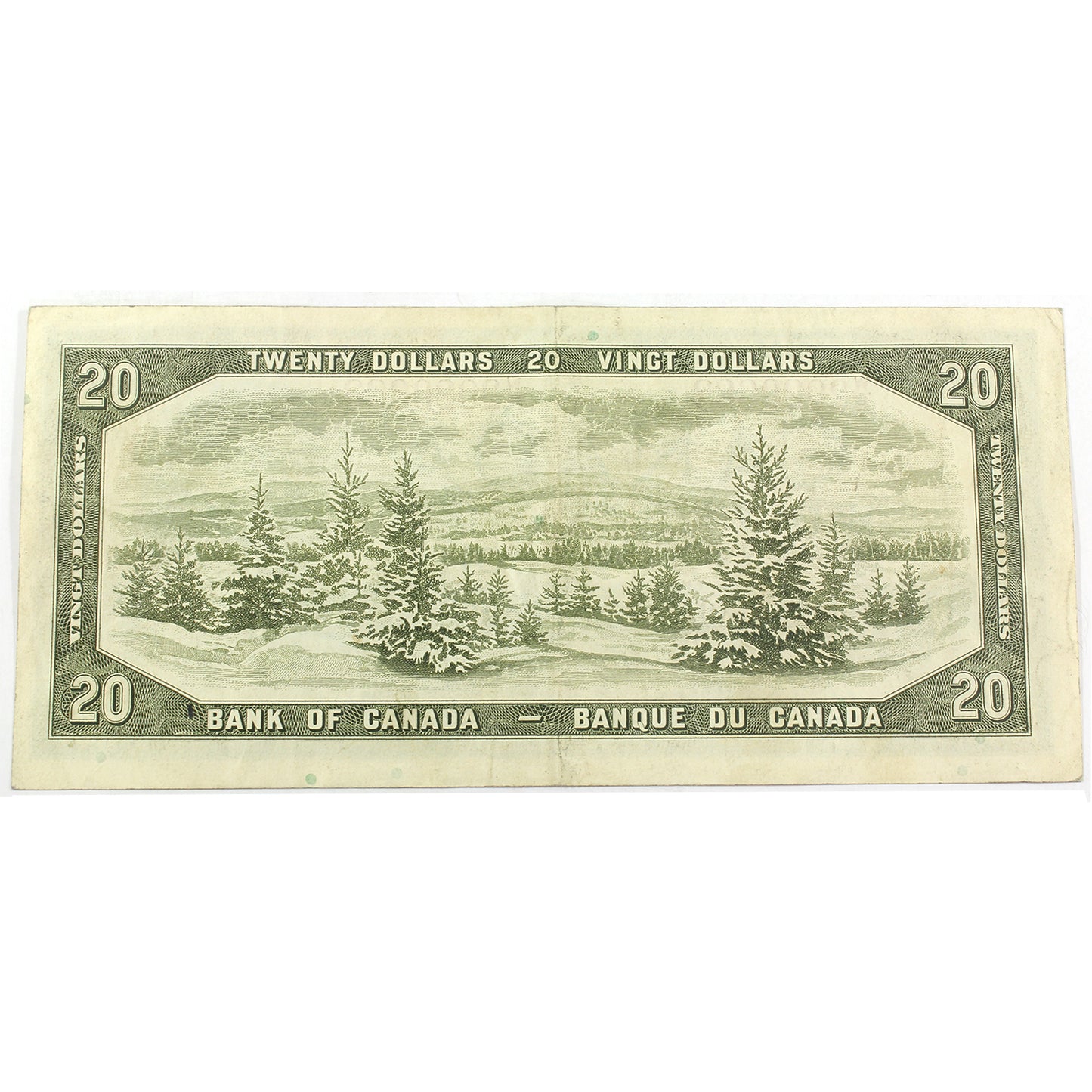 BC-41b 1954 Canada $20 Beattie-Rasminsky, Various Prefixes, VF (VF20) Writing or damage