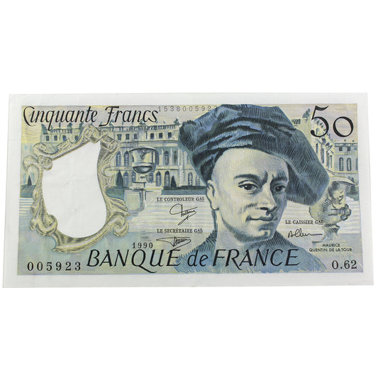 France 1990 50 Franc Note, Pick #152 (DOP)