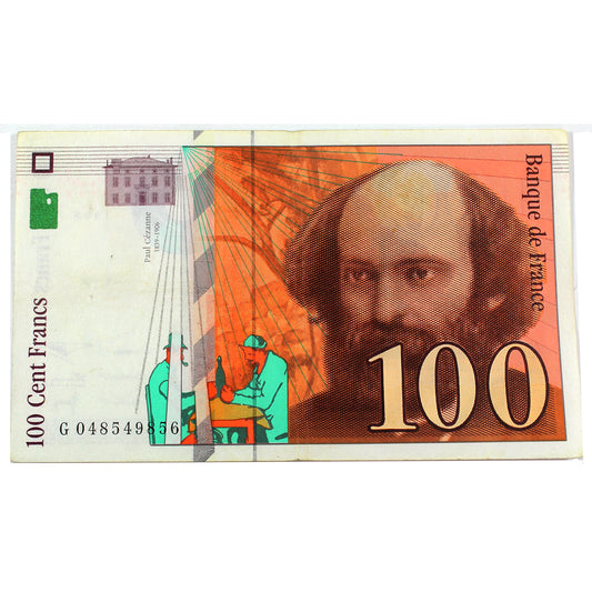 France 1998 100 Franc Note, Pick #158 (DOP)