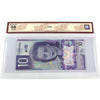 BC-77a 2018 Canada $10 Wilkins-Poloz, FFB, BCS Certified AU55 (DOP)