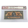 BC-26c 1937 Canada $50 Coyne-Towers, Changeover, B/H, BCS Certified VF25 (Tears)
