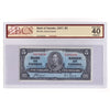 BC-23c 1937 Canada $5 Coyne-Towers, Z/C, BCS Certified EF40 Original (DOP)